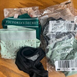 NWT 6 L 1 XL Victoria's Secret underwear panties hiphugger hipster 1 thong